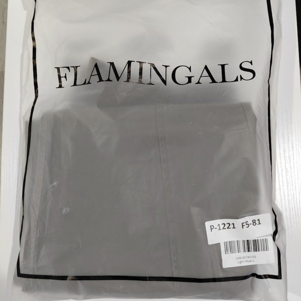 Flamingals Women Light Brown High Waisted Utility Tapered Pants Size L - Picture 10 of 10